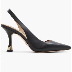 Ted Baker London Ari Black Pointed Slingback Heels